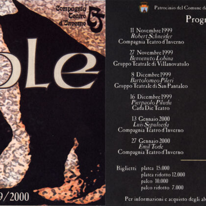 Spettacoli Alghero - Teatro d'Inverno - Isole I Edizione 1999